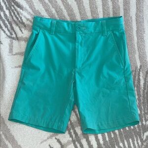 Vineyard Vines Boys Aqua Flat Front Shorts